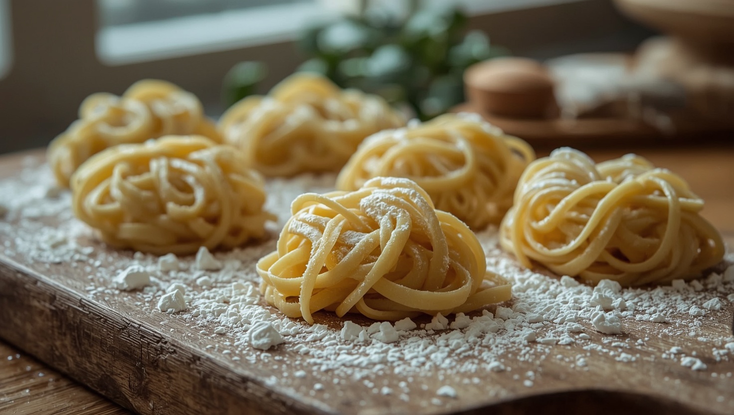 italienische pasta selber machen ohne maschine