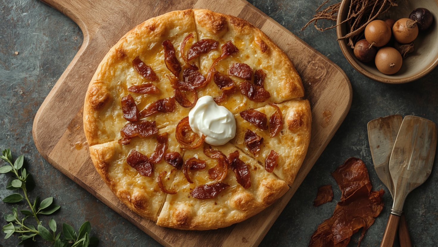 wie macht man flammkuchen